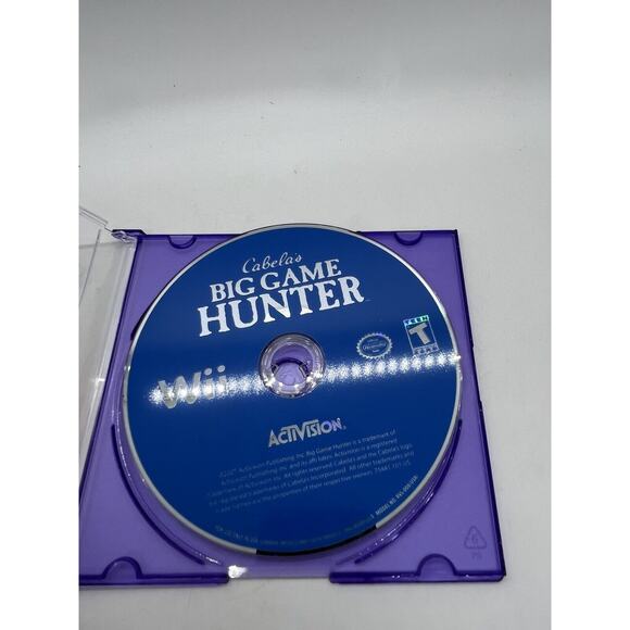 Cabela's Big Game Hunter (Nintendo Wii, 2007) DISC ONLY - Tested - Picture 3 of 5